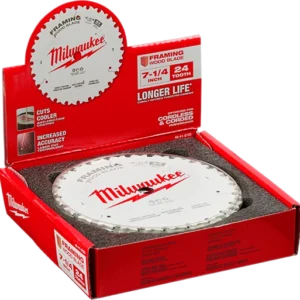 7-1/4" 24t hojas de corte de madera para sierra circular