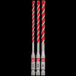 Juego de 3 piezas brocas con punta de carburo