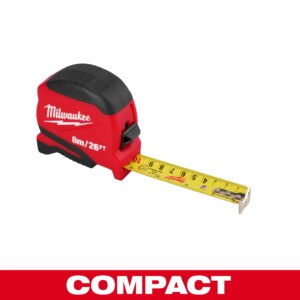 Cinta métrica compacta de 8 metros / 26 pies