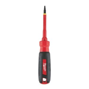 Desarmador insulado cuadrada #1 x 4" de 1000v