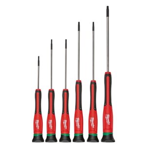 Desarmador de precision puntas tipo torx® con estuche 6 pzas
