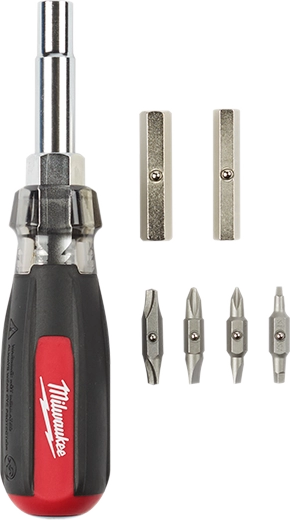 Destornillador con empuñadura acolchonada 13 en 1 con punta ecx®