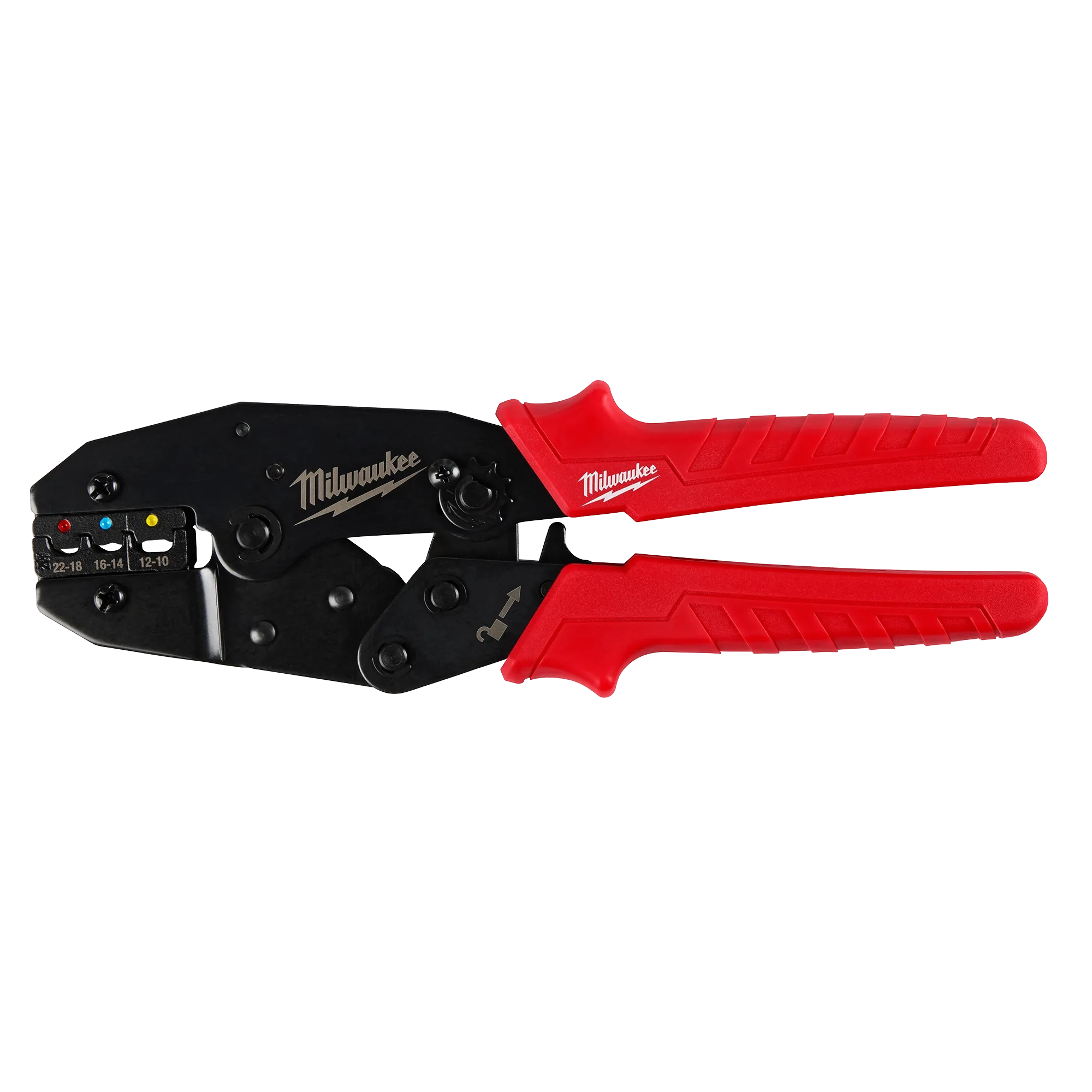 Pinza crimpeadora de terminales aislados de trinquete
