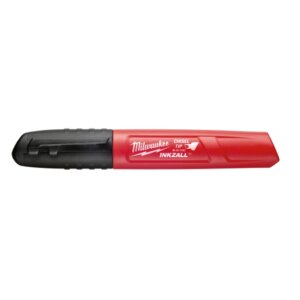 Marcador punta media tipo cincel color negro inkzall®