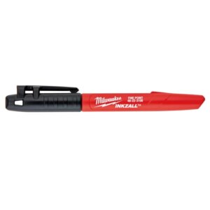 Marcadores punto fino color negro inkzall® 4 pzas