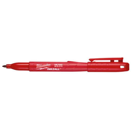 Marcadores punto fino color rojo inkzall® 36 pzas