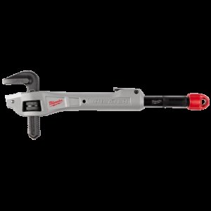 Llave adaptable acodada para tubos de aluminio cheater