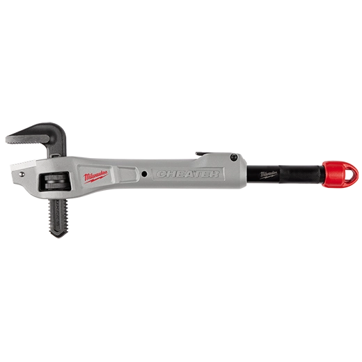 Llave adaptable acodada para tubos de aluminio cheater