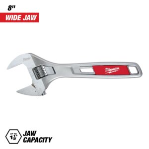 Llave inglesa 8” con mordaza ancha