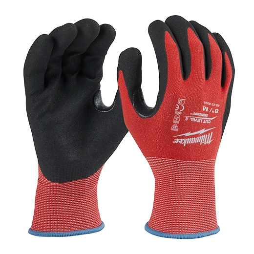 Guantes de nitilo nivel 2 de corte- m