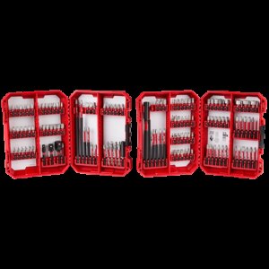 Set de puntas de impacto shockwave de 124 piezas
