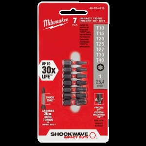 Juego de 7 piezas puntas torx