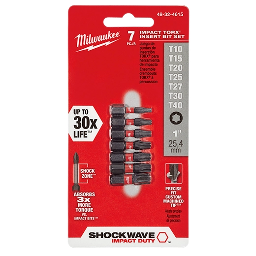 Juego de 7 piezas puntas torx