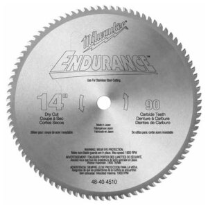 Disco de 14" x 90 dpp corte en seco