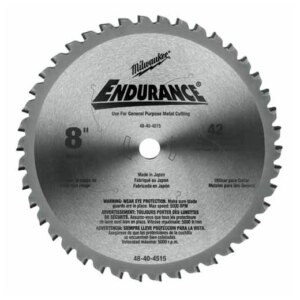 Disco para sierra circular de corte en frio de 8" dpp para metal