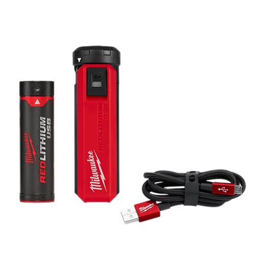 fuente de energia portátil con entrada USB (kit)