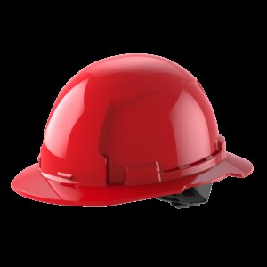 Casco con ala completa con perno tipo 1 clase e- rojo