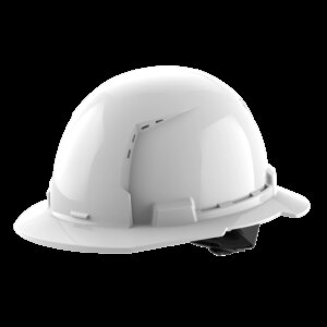 Casco con ventilación de ala completa con perno clase c- blanco