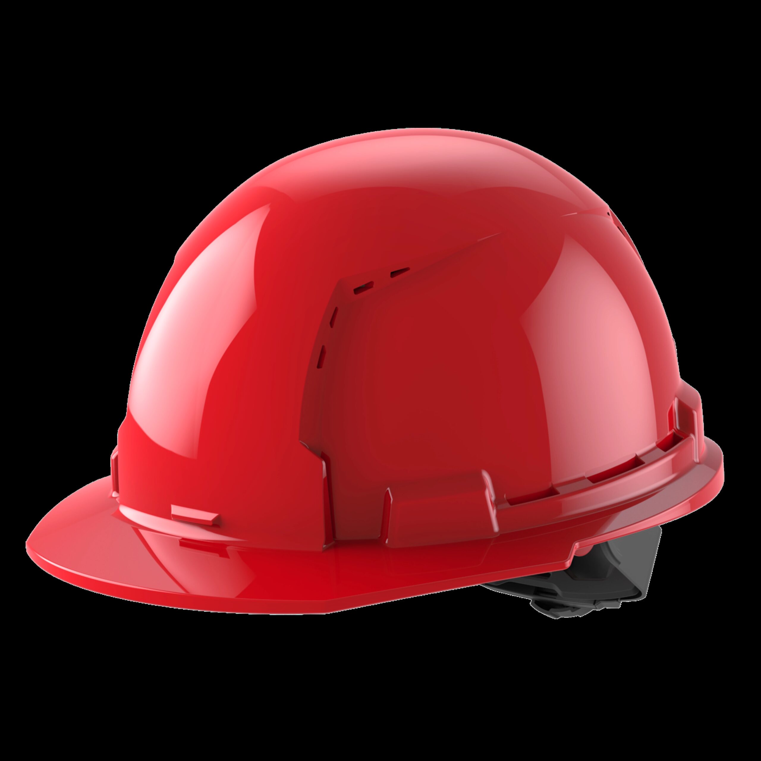 Casco con ventilación frontal de brm con perno clase c-rojo
