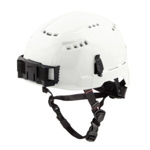 Casco de seguridad con borde delantero - tipo 2 clase c- blanco, ventilado