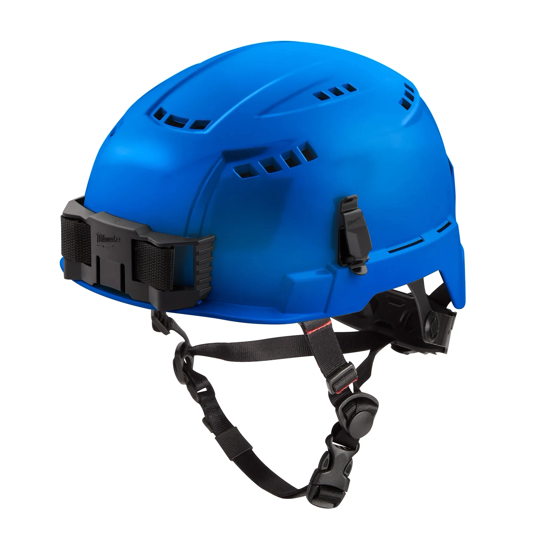 Casco de seguridad con borde delantero - tipo 2 clase c- azul, ventilado