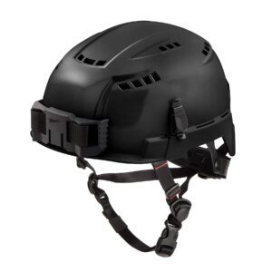 Casco de seguridad con borde delantero - tipo 2 clase c- negro, ventilado