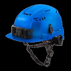 Casco de seguridad con borde delantero - tipo 2 clase c- azul