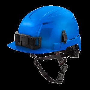 Casco de seguridad con borde delantero - tipo 2 clase e- azul