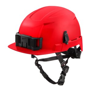 Casco de seguridad con borde delantero - tipo 2 clase e- rojo