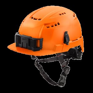 Casco de seguridad con borde delantero - tipo 2 clase c- naranja