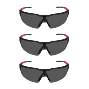 Gafas de seguridad con capa dura tintada 3pz