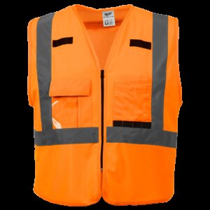 Chaleco de seguridad alta visibiidad naranja g/xg