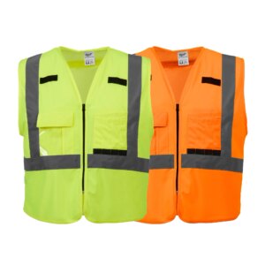 Chaleco de seguridad alta visibiidad naranja xxg/xxxg