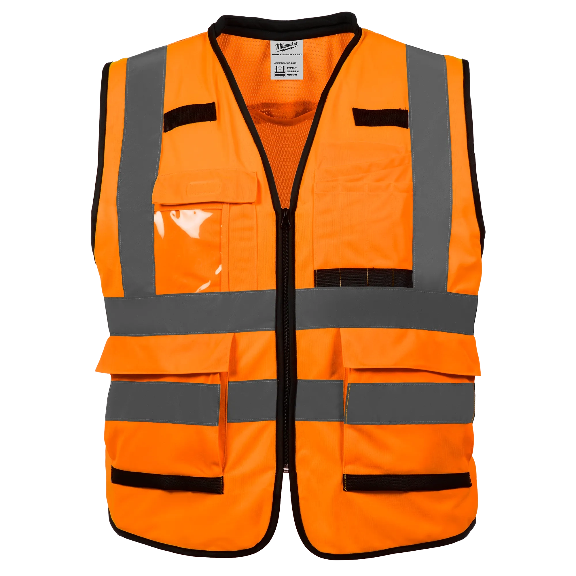 Chaleco premium de seguridad alta visibiidad naranja g/xg