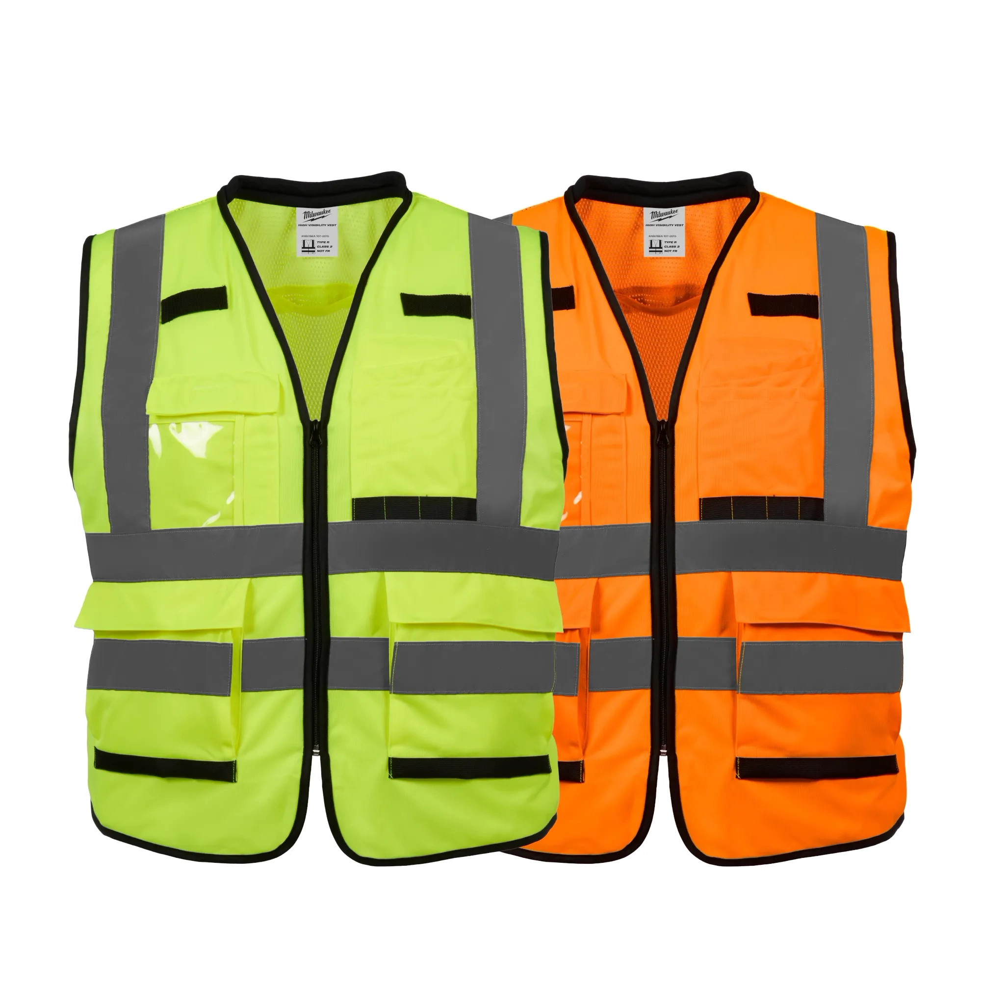 Chaleco premium de seguridad alta visibiidad naranja xxg/xxxg