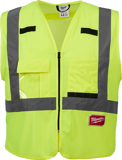 Chaleco de seguridad amarillo ultra reflejante g/xg