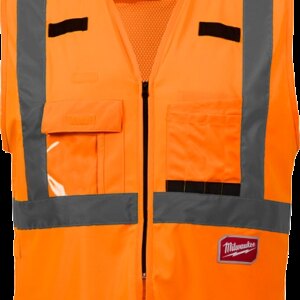 Chaleco de seguridad naranja ultra reflejante xxg/xxxg