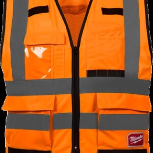 Chaleco de seguridad resistente naranja ultra reflejante xxg/xxxxg