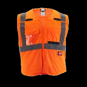 Orange breakaway vest - 4xl/5xl