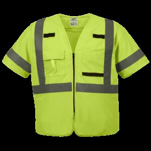Chaleco de seguridad clase 3 l/xl amarillo