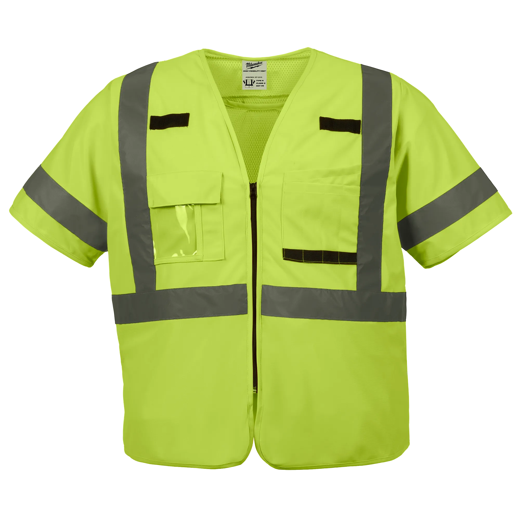 Chaleco de seguridad clase 3 l/xl amarillo