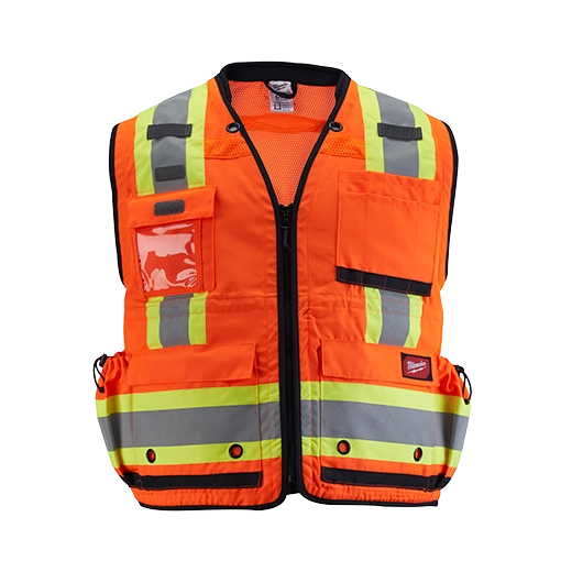 Chaleco de seguridad de alta visibilidad para supervisor de clase 2 l/xl