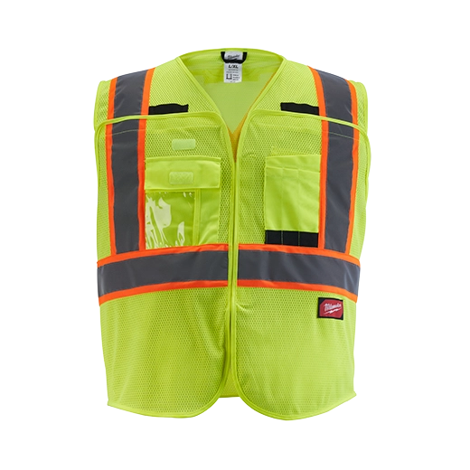 Chaleco de seguridad de gran visibilidad clase 2 - csa l/xl amarillo