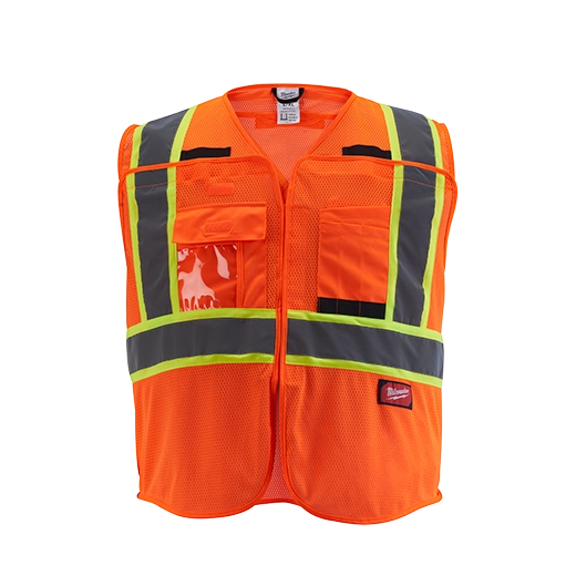 Chaleco de seguridad de gran visibilidad clase 2 - csa ch/m naranja