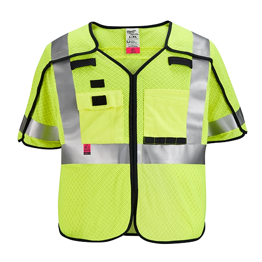 Cat 1 cl 3 ar brkaway vest s/m - ylw