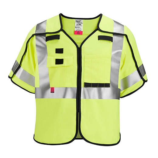 Cat 2 cl 3 ar brkaway vest l/xl - ylw