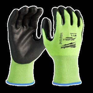 Guantes anticorte  nivel 2 con recubrimiento de poliuretano ultra reflejante xxg