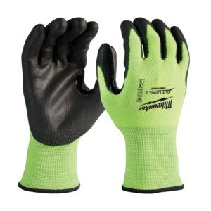 Guantes anticorte  nivel 3 con recubrimiento de poliuretano ultra reflejante xg