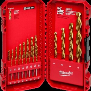 Juego de brocas thunderbolt titanium