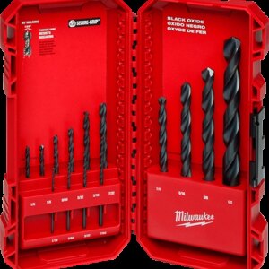Juego brocas thunderbolt oxido negro
